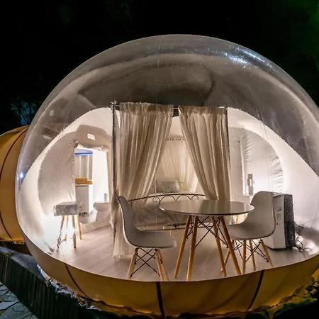 ラグジュアリーテント Burbujasbalbuena, Interpretacion De La Via Lactea